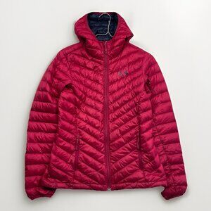 Mountain Hardwear Hooded Q.Shield 650 Down Puffer Jacket Red Women's XS